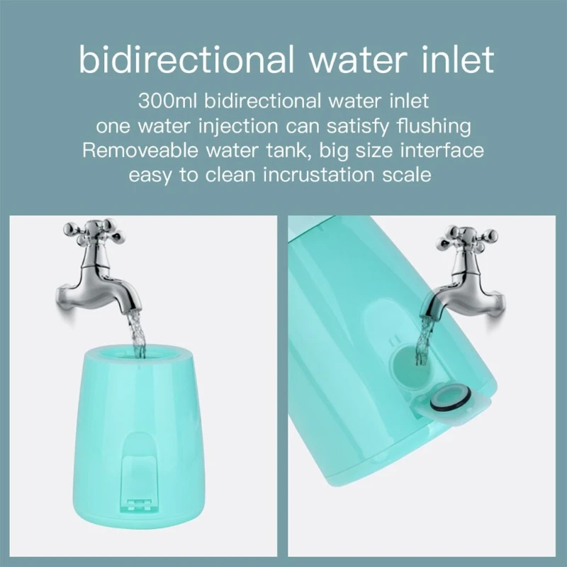 Cordless Water Flosser Water Pick Cleaner for Teeth Waterproof Dental Oral Irrigator IPX8 Waterproof 300ML Water Tank
Cordless Water Flosser Water Pick Cleaner for Teeth Waterproof Dental Oral Irrigator IPX8 Waterproof 300ML Water Tank