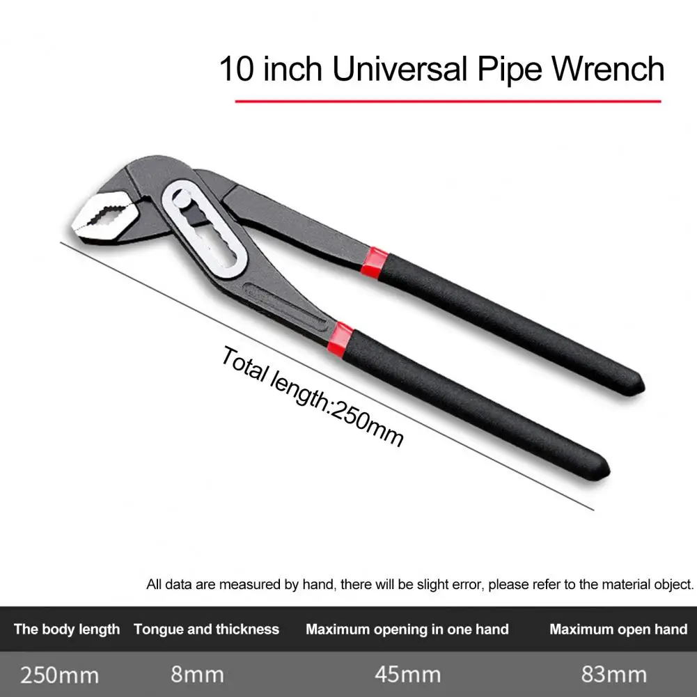 8/10/12Inch Straight Jaw Groove Joint Water Pump Plier Corrosion Resistant Quick-release Water Pumping Pliers Heating Repair
8/10/12Inch Straight Jaw Groove Joint Water Pump Plier Corrosion Resistant Quick-release Water Pumping Pliers Heating Repair