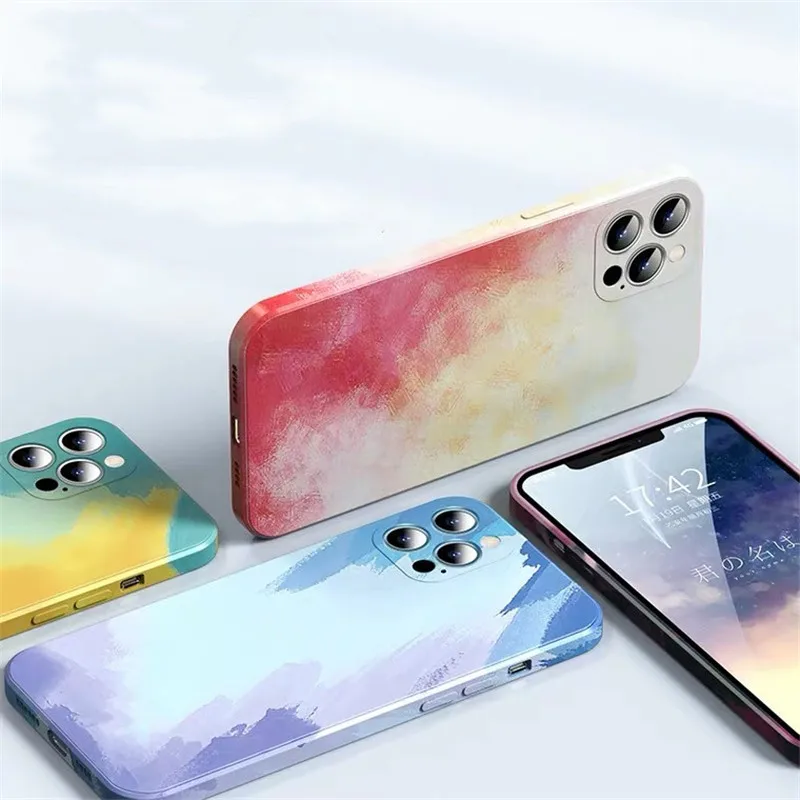 Colorful Soft Silicone Anti-fall Phone Cases Protective Shell Back Cover For iPhone 12 11 Pro Max XSMAX XR Xs SE 2 2020 8 7 Plus
Colorful Soft Silicone Anti-fall Phone Cases Protective Shell Back Cover For iPhone 12 11 Pro Max XSMAX XR Xs SE 2 2020 8 7 Plus