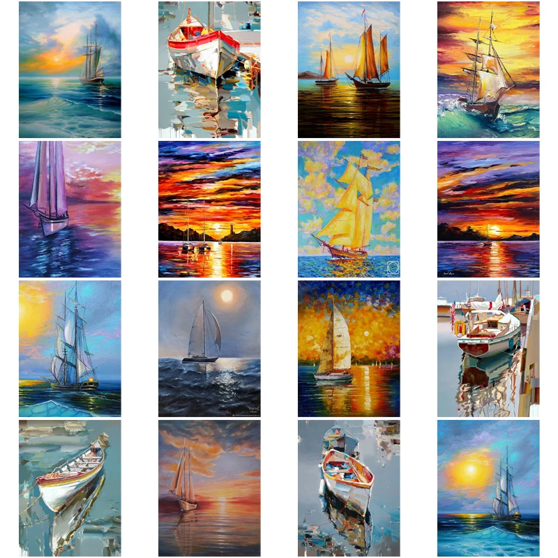 Diamond Painting Oil Seaboat Landscape Square Diamond Round Diamond Decoration Customizable Wall Art Decoration Frameless
Diamond Painting Oil Seaboat Landscape Square Diamond Round Diamond Decoration Customizable Wall Art Decoration Frameless