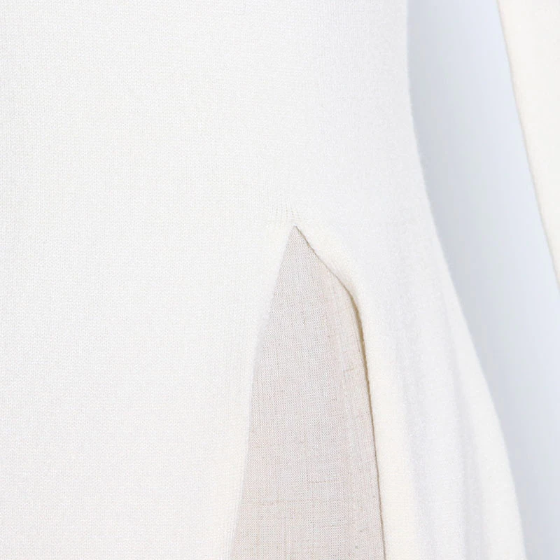 VGH Minimalist Split Sweater For Women Turtleneck Long Sleeve Slim Knitted Pullovers Female Fashion New Clothing Spring Tide
VGH Minimalist Split Sweater For Women Turtleneck Long Sleeve Slim Knitted Pullovers Female Fashion New Clothing Spring Tide