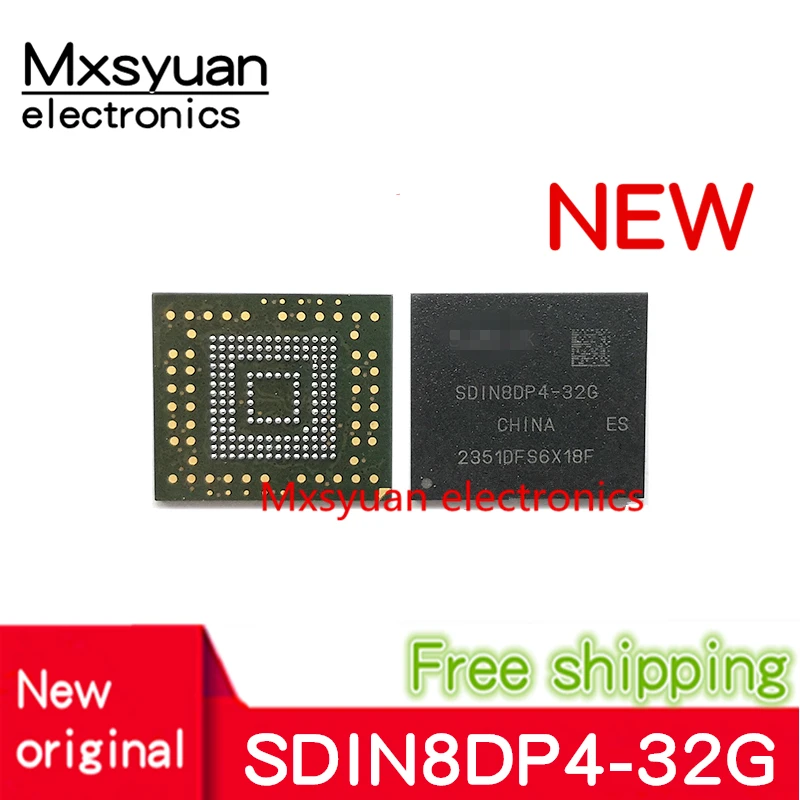 1pcs~10pcs/lot SDIN8DP4-32G New original eMMC 32GB NAND flash memory IC chip BGA153
1pcs~10pcs/lot SDIN8DP4-32G New original eMMC 32GB NAND flash memory IC chip BGA153