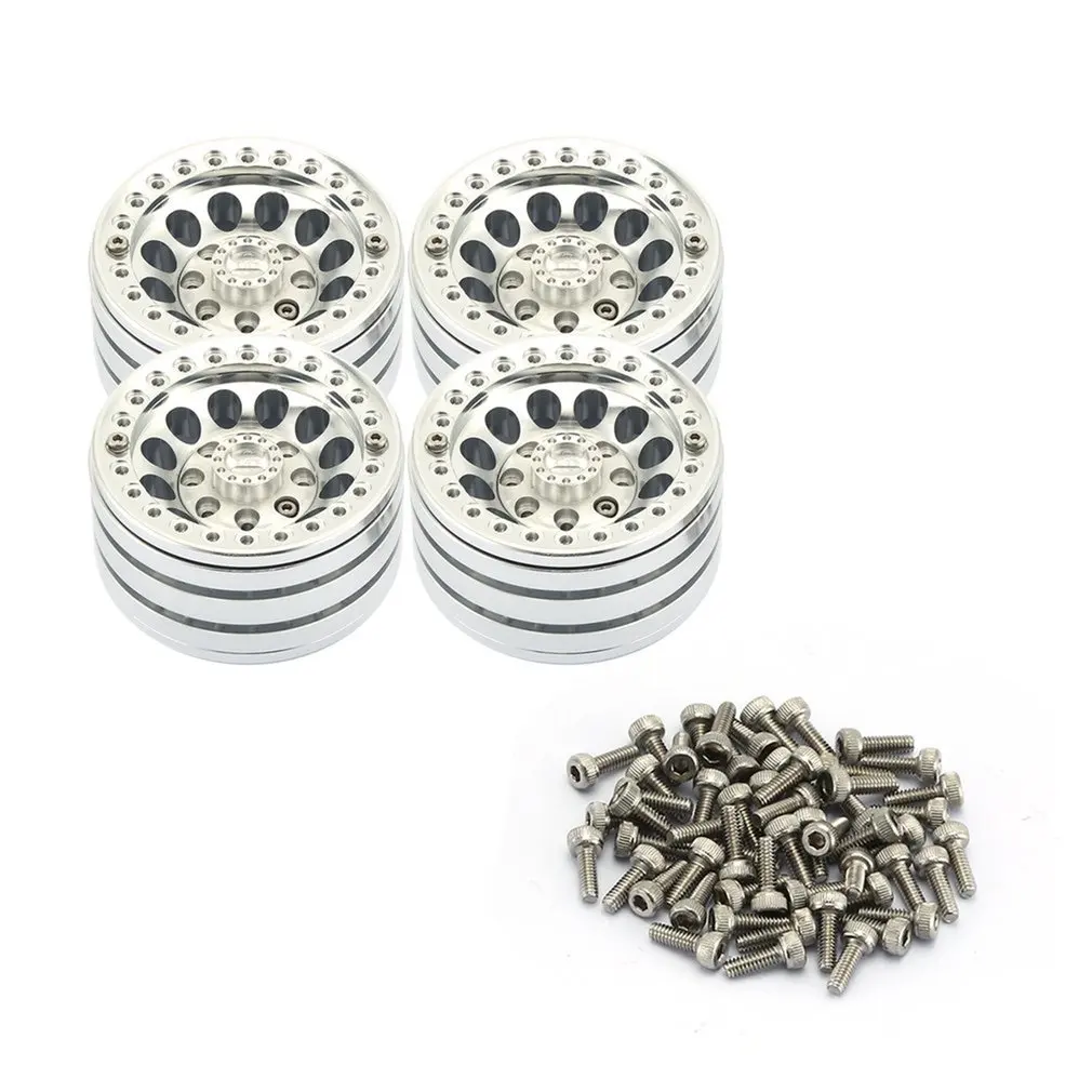 4PCS 1.9-inch Heavy Aluminum Alloy Lock Tire Hub Wheels Rim Set Beadlock Wheels Rims For RC Crawler 1/10 SCX10 90046 TRX4 D90
4PCS 1.9-inch Heavy Aluminum Alloy Lock Tire Hub Wheels Rim Set Beadlock Wheels Rims For RC Crawler 1/10 SCX10 90046 TRX4 D90