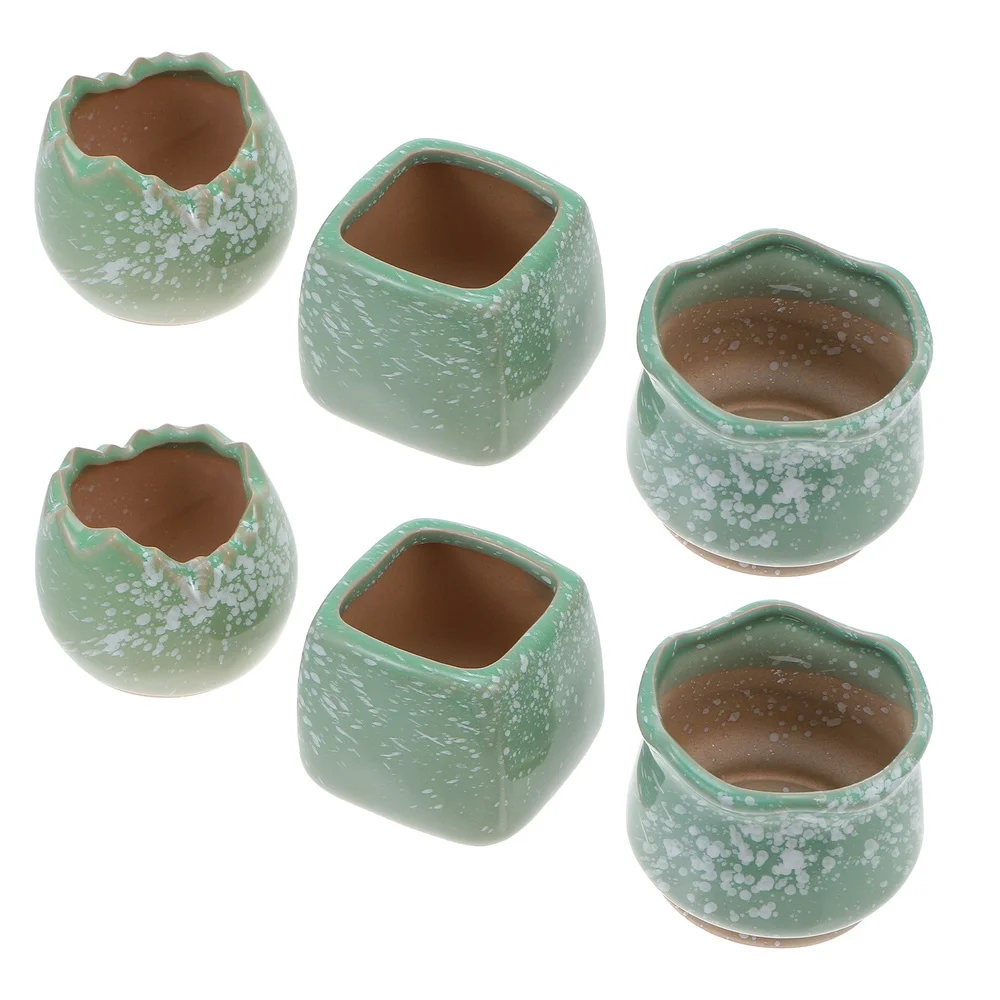 6pcs Delicate Plant Pots Beautiful Mini Plant Pots Premium Mini Gardening Pots
6pcs Delicate Plant Pots Beautiful Mini Plant Pots Premium Mini Gardening Pots