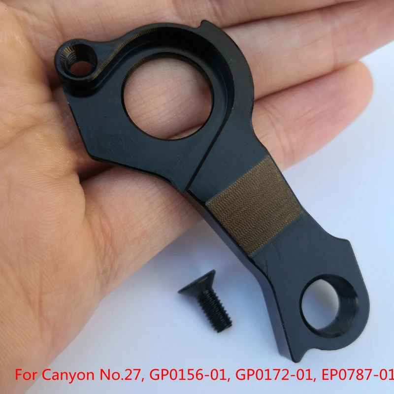 2pc CNC Bicycle rear derailleur hanger For No.27 GP0156-01 GP0172-01 EP0787-01 CANYON Torque EX Neuron Sender AL CF MECH dropout 
2pc CNC Bicycle rear derailleur hanger For No.27 GP0156-01 GP0172-01 EP0787-01 CANYON Torque EX Neuron Sender AL CF MECH dropout
