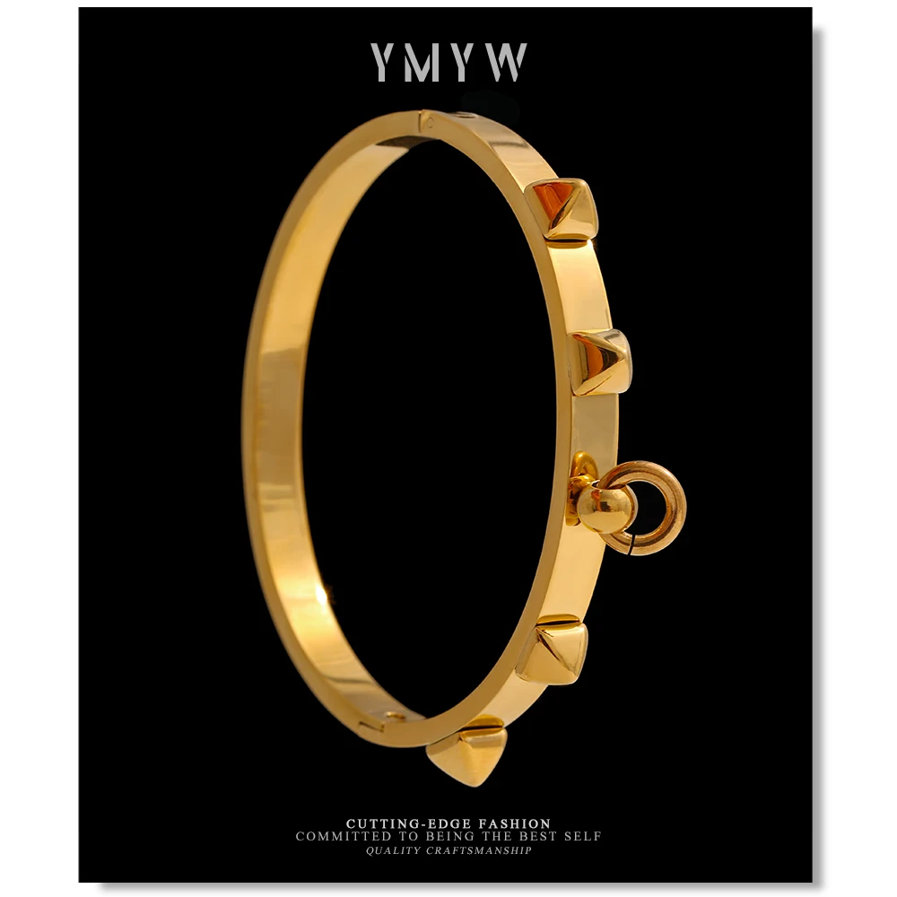 YMYW Stainless Steel Round Bracelet Waterproof Metal 18 K Minimalist Jewelry украшения 2021 бижутерия Women Anniversary Gift
YMYW Stainless Steel Round Bracelet Waterproof Metal 18 K Minimalist Jewelry украшения 2021 бижутерия Women Anniversary Gift