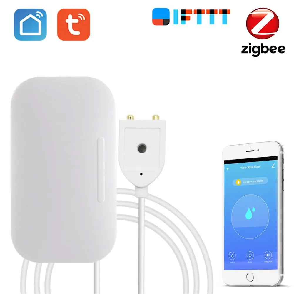 Датчик утечки воды Tuya Smart Life App ZigBee, независимый детектор утечки воды с оповещением о переполнении, система безопасности
Датчик утечки воды Tuya Smart Life App ZigBee, независимый детектор утечки воды с оповещением о переполнении, система безопасности