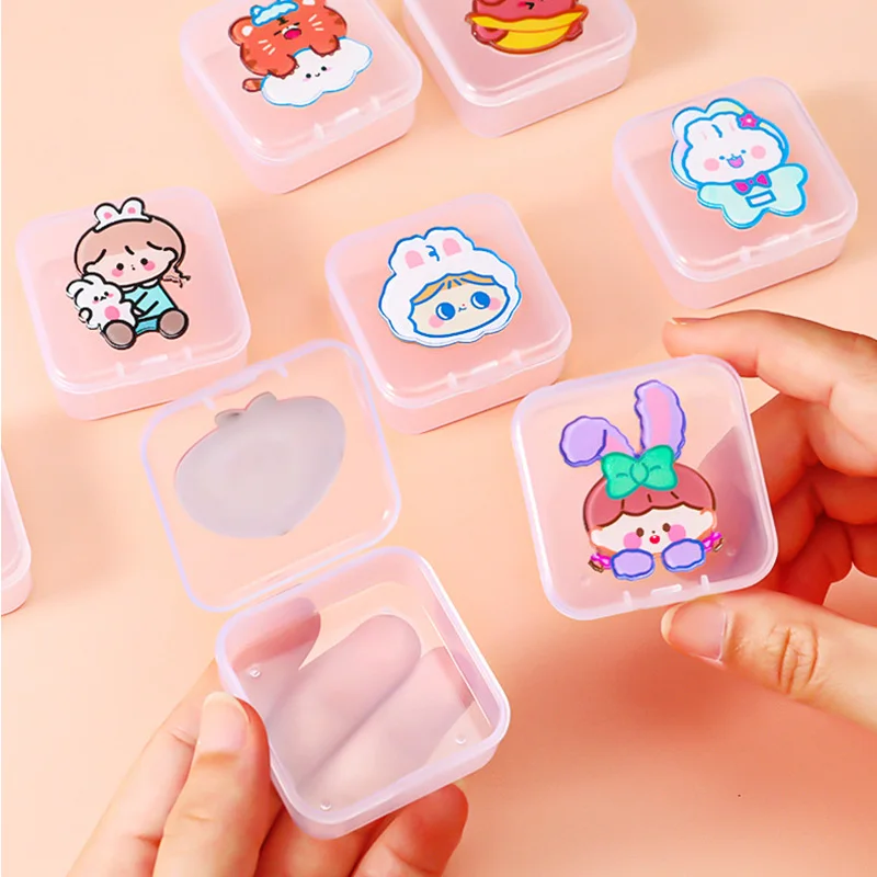 1PC Creative Transparent Plastic Small Box Cartoon Diy Desktop Storage Case Stationery Children Gifts School Office Supplies
1PC Creative Transparent Plastic Small Box Cartoon Diy Desktop Storage Case Stationery Children Gifts School Office Supplies