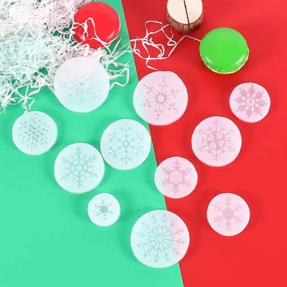 11Pcs/set Christmas Snowflake Silicone Molds Cake Decorating Tools XMAS DIY Fondant Chocolate Sugarcraft Candy Soap Mould
11Pcs/set Christmas Snowflake Silicone Molds Cake Decorating Tools XMAS DIY Fondant Chocolate Sugarcraft Candy Soap Mould