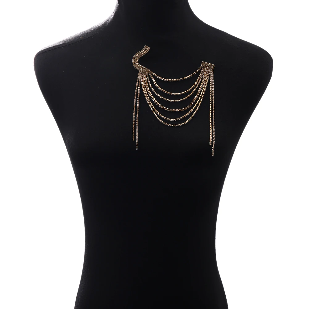 LADYFIRSY ZA Exaggerated Long Tassel Crystal Big Brooch For Women 2020 High Quality Large Rhinestone Pins Fashion Party Jewelry
LADYFIRSY ZA Exaggerated Long Tassel Crystal Big Brooch For Women 2020 High Quality Large Rhinestone Pins Fashion Party Jewelry