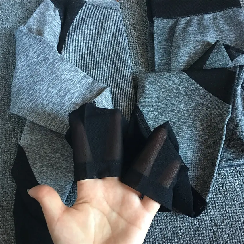 2021 Mesh 2pcs Women Yoga Set Fitness Leggings Sports Long Sleeve Crop Top Shirts Seamless Workout Femme Running Suit Tracksuit
2021 Mesh 2pcs Women Yoga Set Fitness Leggings Sports Long Sleeve Crop Top Shirts Seamless Workout Femme Running Suit Tracksuit