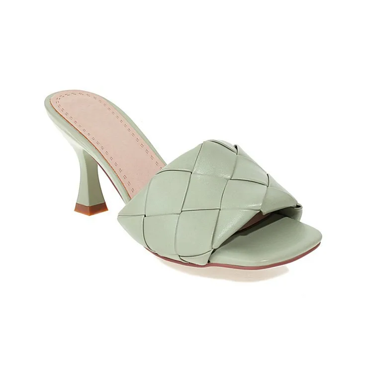 Slippers Women Summer Slides Square Toe Shoes Heeled Mules Big Size Low High PU Rome Rubber Fabric Basic Hoof Slippers Women Sum
Slippers Women Summer Slides Square Toe Shoes Heeled Mules Big Size Low High PU Rome Rubber Fabric Basic Hoof Slippers Women Sum