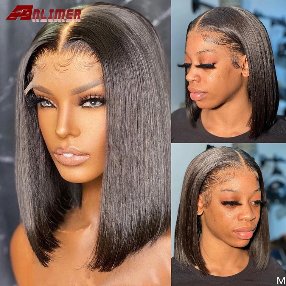 Straight Short Bob Lace Human Hair Wig Brazilian 5x5 Silk Top Closure Frontal Wig Pre Plucked Remy Glueless Full For Black Woman
Straight Short Bob Lace Human Hair Wig Brazilian 5x5 Silk Top Closure Frontal Wig Pre Plucked Remy Glueless Full For Black Woman