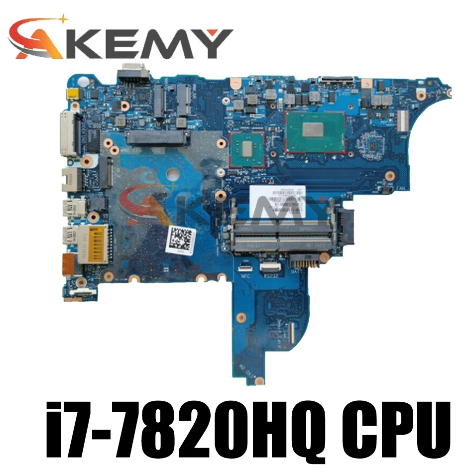 Для HP ProBook 650 G3 Материнская плата ноутбука 6050A2868801-MB-601 918110-001 918110-601 с i7-7820HQ Процессор