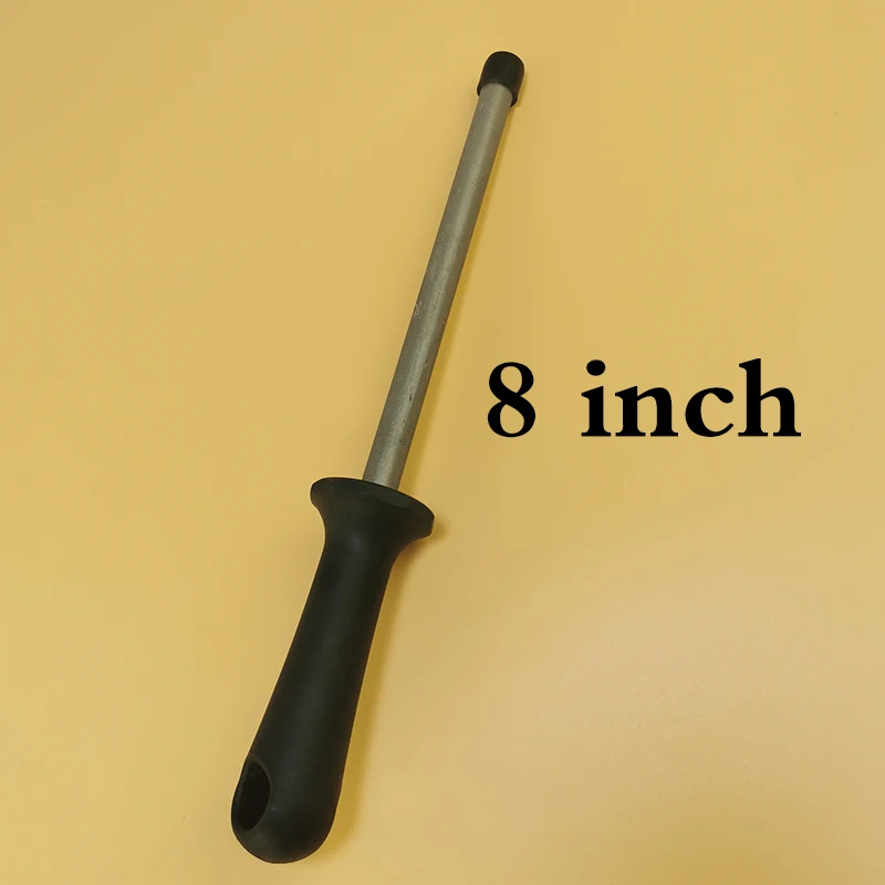8 inch Professional sharpening rod kitchen knife multipurpose knife diamond sharpener fast and efficient sharpening easy to use 
8 inch Professional sharpening rod kitchen knife multipurpose knife diamond sharpener fast and efficient sharpening easy to use