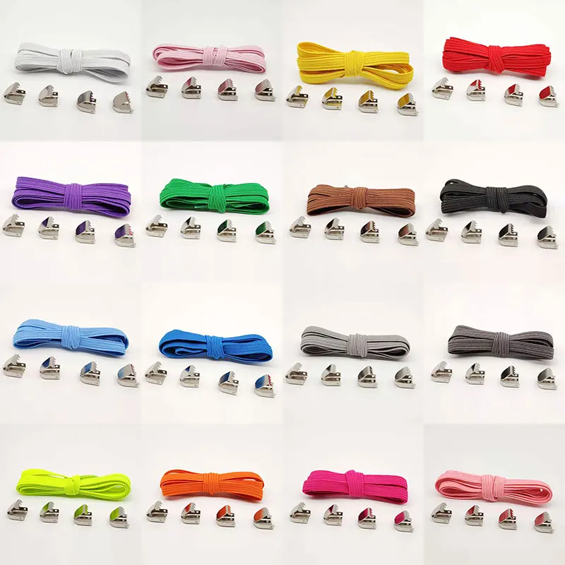 Elastic Metal snap ShoeLaces New 1 Second Quick No Tie Shoe laces Kids Adult Unisex Sneakers Shoelace Lazy Laces Strings
Elastic Metal snap ShoeLaces New 1 Second Quick No Tie Shoe laces Kids Adult Unisex Sneakers Shoelace Lazy Laces Strings