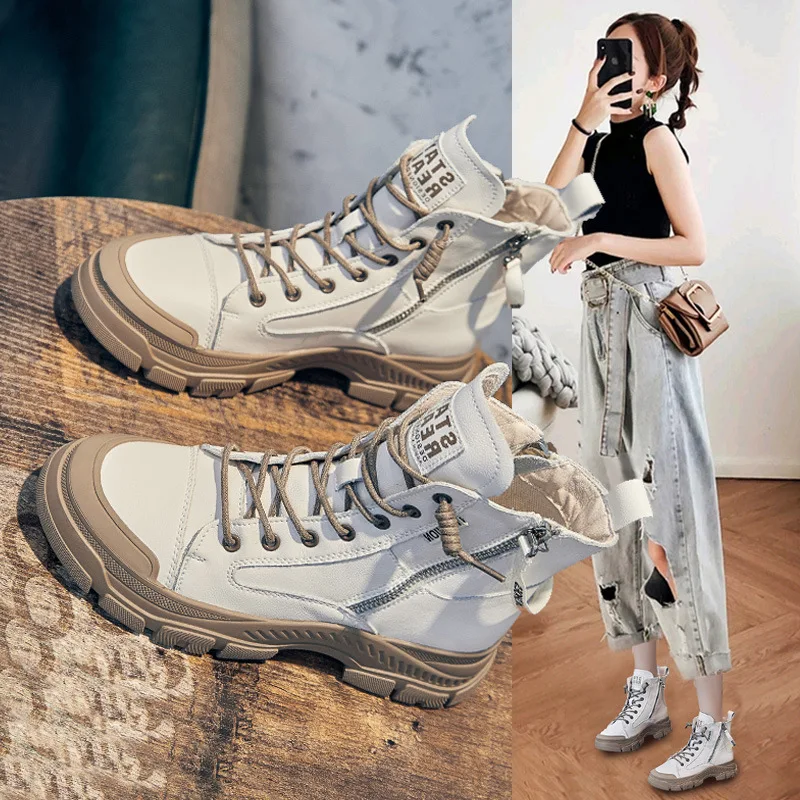 Martin Boots for Women Winter And Autumn Shoes 2021 New Fashion Thick Platform Casual Ankle Booties Female luxury Knight Boots
Martin Boots for Women Winter And Autumn Shoes 2021 New Fashion Thick Platform Casual Ankle Booties Female luxury Knight Boots