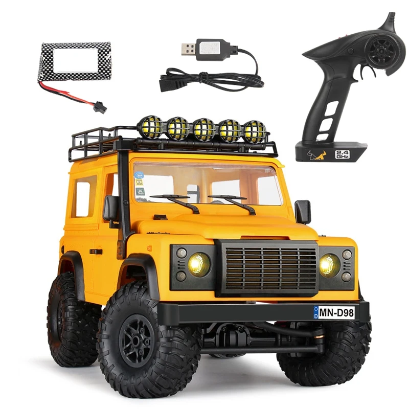For 1:12 Scale MN Model RTR Version WPL RC Car 2.4G 4WD Mn98 RC Rock Crawler D90 Defender Remote Control Truck Toys
For 1:12 Scale MN Model RTR Version WPL RC Car 2.4G 4WD Mn98 RC Rock Crawler D90 Defender Remote Control Truck Toys