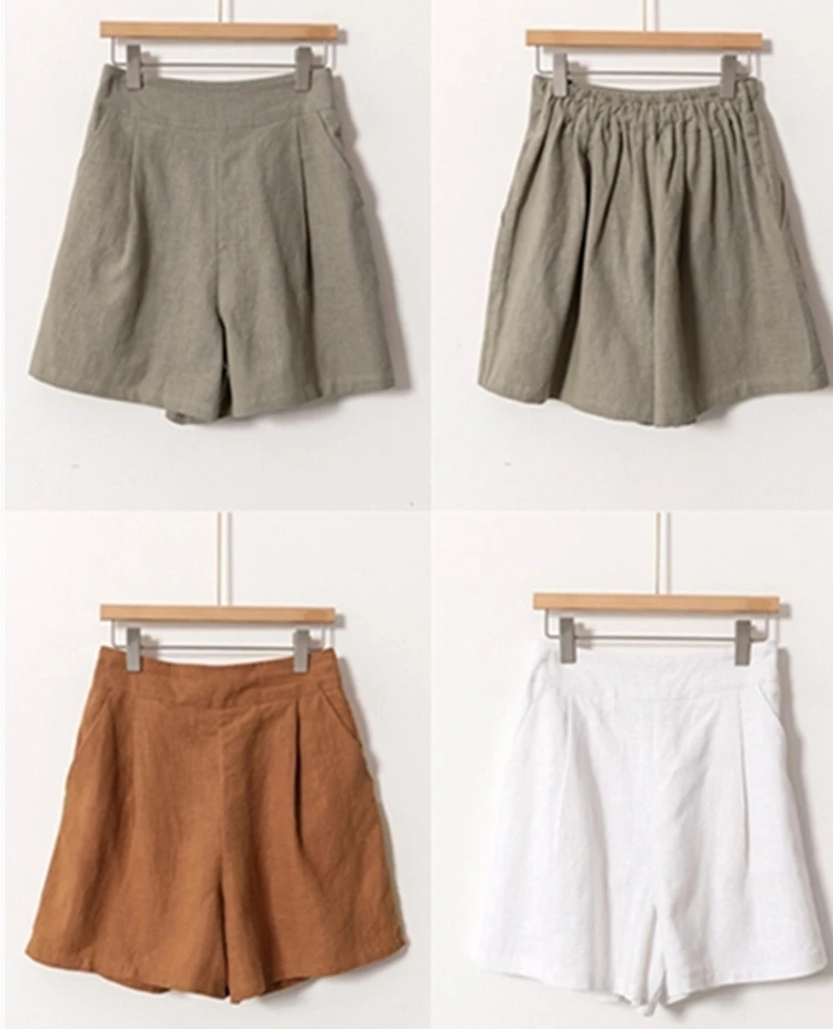 YOCALOR New 2020 Summer Women Shorts Wide Leg High Elastic Waist Casual Cotton and Linen Pockets Wild Shorts Trousers
YOCALOR New 2020 Summer Women Shorts Wide Leg High Elastic Waist Casual Cotton and Linen Pockets Wild Shorts Trousers