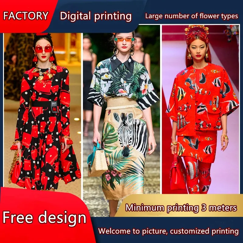 145cm new animal digital printing fabric sewing women's skirt shirt pants pajamas fast delivery support customization
145cm new animal digital printing fabric sewing women's skirt shirt pants pajamas fast delivery support customization
