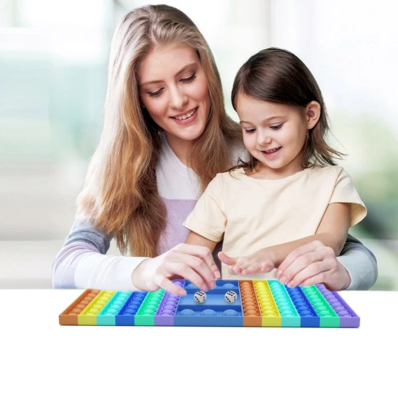 New Rainbow Color Fidget Toy Rectangle Checkerboard Antistress Push Bubble Figet Sensory Toy For Adult Children
New Rainbow Color Fidget Toy Rectangle Checkerboard Antistress Push Bubble Figet Sensory Toy For Adult Children