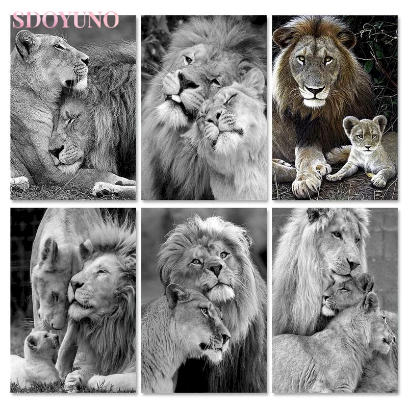 60x75cm DIY Paint By Numbers On Canvas Kits Animal Acrylic Paint Decoration Pictures By Numbers Lion Unframe Handmade Gift
60x75cm DIY Paint By Numbers On Canvas Kits Animal Acrylic Paint Decoration Pictures By Numbers Lion Unframe Handmade Gift