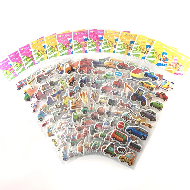 12 Sheets/Set 3D Cartoon Engineering Vehicle Trucks Stickers for Children's Bubble Sticker Scrapbook DIY Toys
12 Sheets/Set 3D Cartoon Engineering Vehicle Trucks Stickers for Children's Bubble Sticker Scrapbook DIY Toys