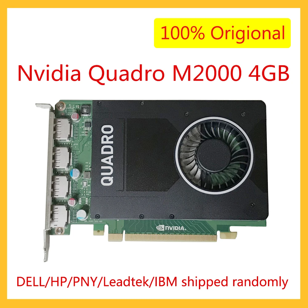 M2000 4 ГБ для видеокарты Nvidia Quadro GDDR5 PCI e 4x DisplayPorts графического дизайна рисования 3D