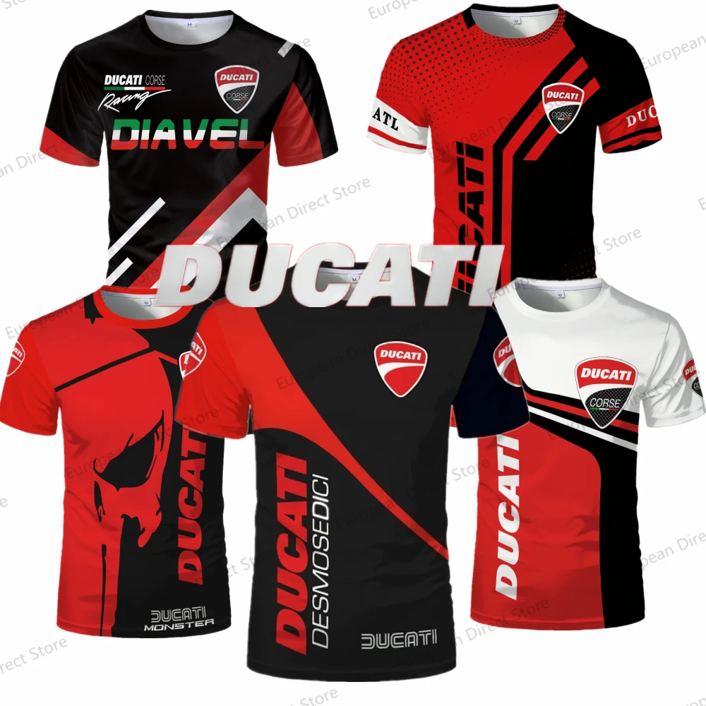 2021 New F1 Men's T-shirt 3D-printed Ducati Logo Sports Summer Outdoor Extreme Sports Short Sleeve Motorcycle Breathable T-shirt
2021 New F1 Men's T-shirt 3D-printed Ducati Logo Sports Summer Outdoor Extreme Sports Short Sleeve Motorcycle Breathable T-shirt