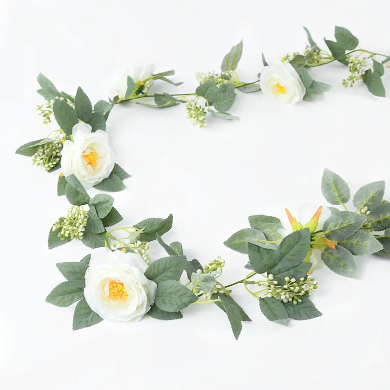 Simulation Plant Flower Vine Rose Artificial Flowers Rattan Fake Plant Vines Christmas Wedding Home Decora Garden Arch DIY Decor
Simulation Plant Flower Vine Rose Artificial Flowers Rattan Fake Plant Vines Christmas Wedding Home Decora Garden Arch DIY Decor