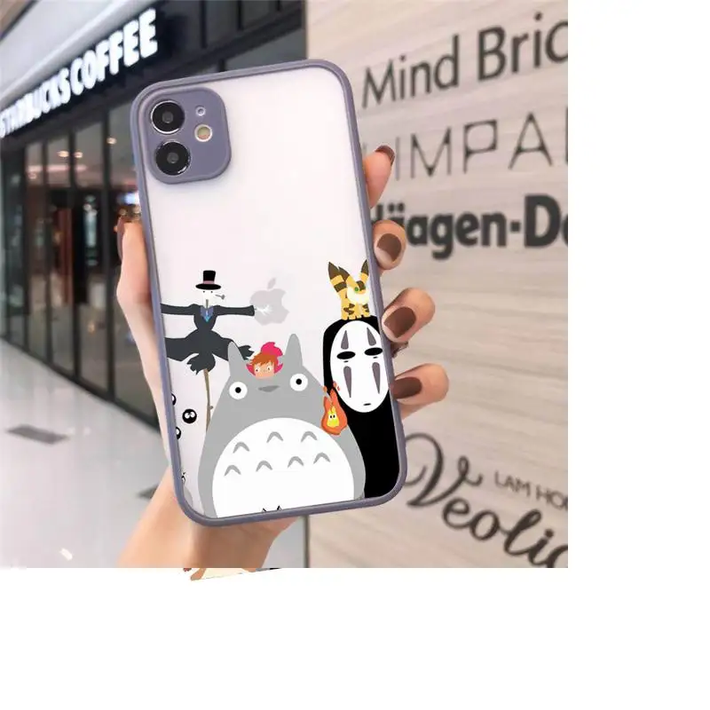 Cartoon Ghibli Miyazaki Totoro Phone Cases Matte For iPhone 12 Mini 11 Pro XR XS Max 7 8 Plus X Hard PC Back Cover
Cartoon Ghibli Miyazaki Totoro Phone Cases Matte For iPhone 12 Mini 11 Pro XR XS Max 7 8 Plus X Hard PC Back Cover