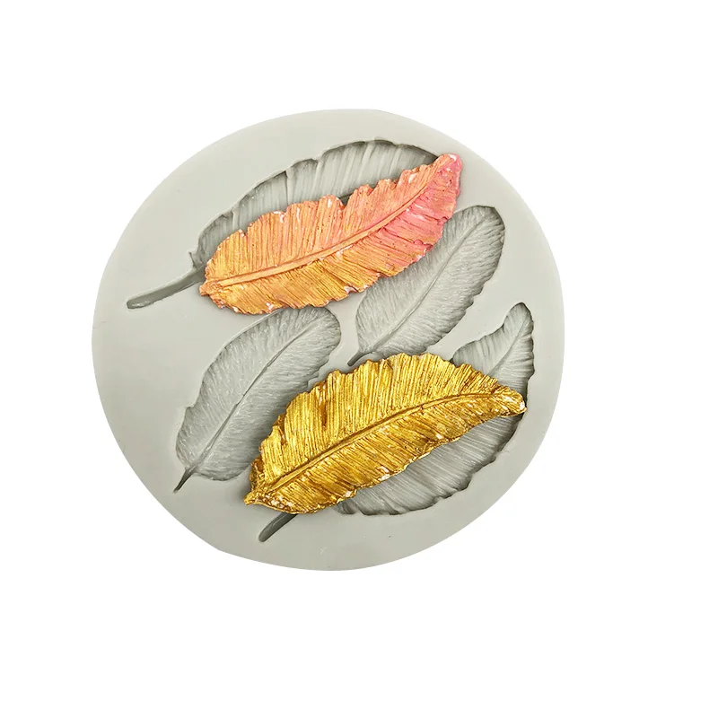 Silica Gel Baking Mold Feather Chocolate Pastry Cartoons Baking Mold European Style Koekjes Vormpjes Kitchen Accessories DM50BM
Silica Gel Baking Mold Feather Chocolate Pastry Cartoons Baking Mold European Style Koekjes Vormpjes Kitchen Accessories DM50BM
