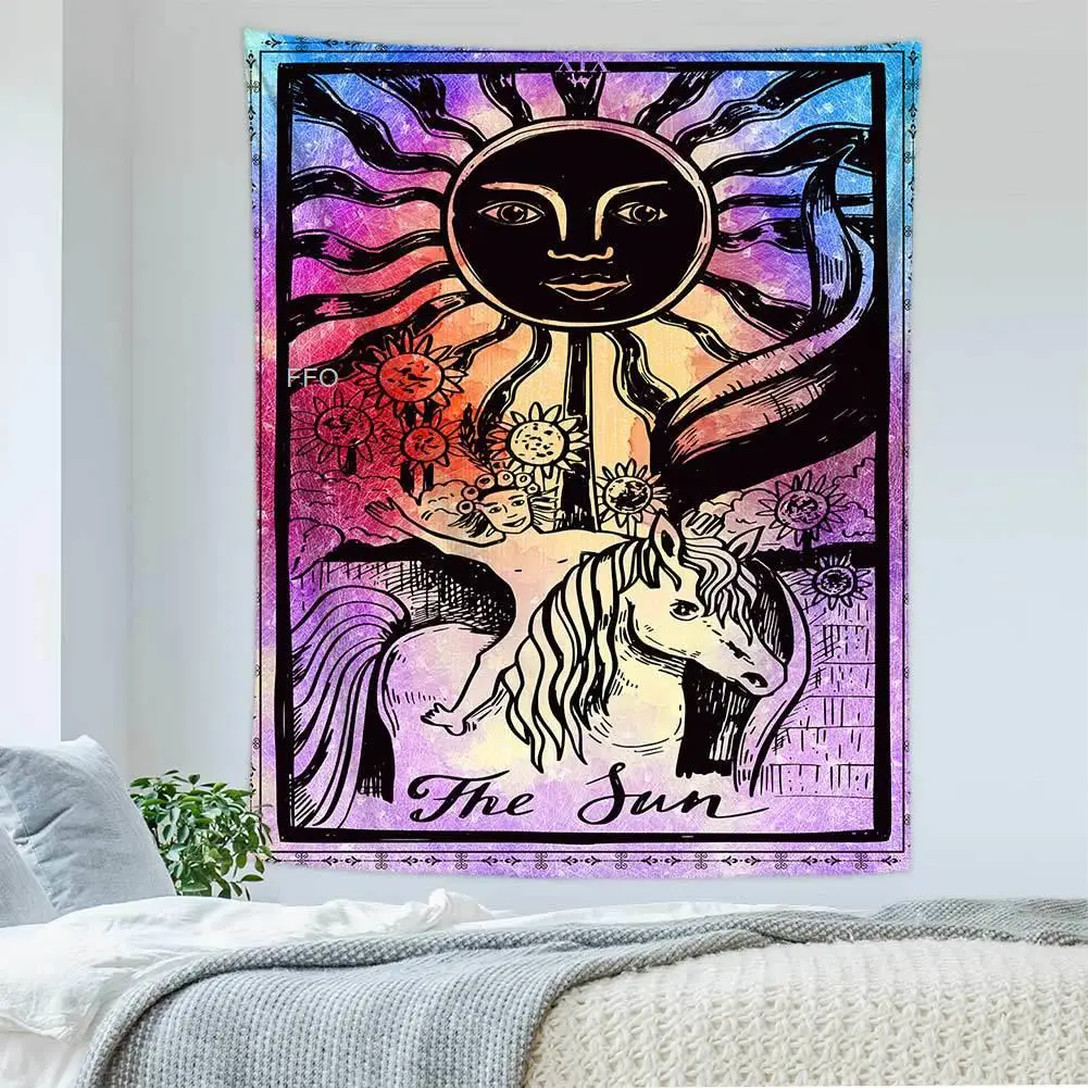 FFO Witchcraft Tarot Card Tapestry Wall Hanging Bohemia Style Egyptian Skull Lion Tapestries Room Decor Home Decoration Bedroom
FFO Witchcraft Tarot Card Tapestry Wall Hanging Bohemia Style Egyptian Skull Lion Tapestries Room Decor Home Decoration Bedroom