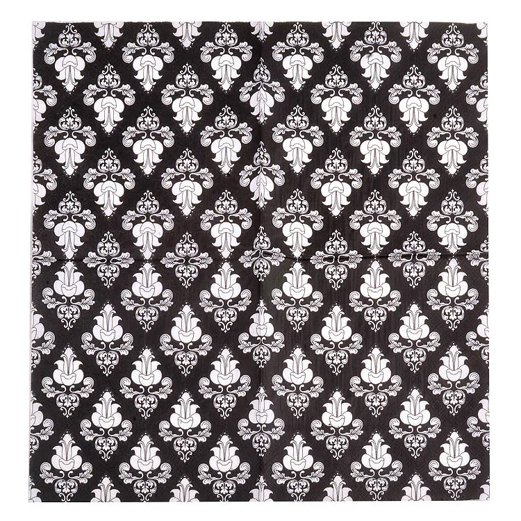 10pcs Black Gold Decoupage Flower Food-Grated Decorative Paper Napkin for Wedding Cafeshop Party Decoration
10pcs Black Gold Decoupage Flower Food-Grated Decorative Paper Napkin for Wedding Cafeshop Party Decoration