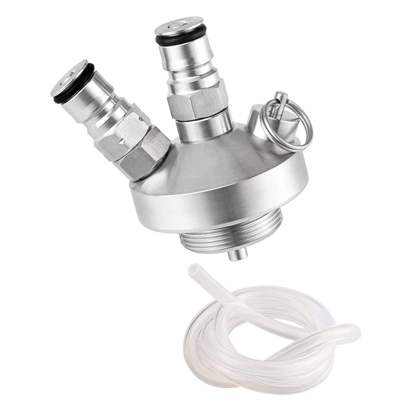 Mini Keg Dispenser,Stainless Steel Double Ball Lock Mini Keg Spear,Quick Fitting Beer Connector With 11.8Inch Beer Hose
Mini Keg Dispenser,Stainless Steel Double Ball Lock Mini Keg Spear,Quick Fitting Beer Connector With 11.8Inch Beer Hose