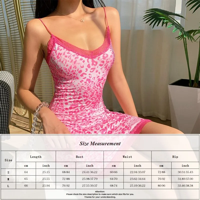 2021 Fashion Summer Women Pink Leopard Print Bodycon Mini Dress Y2K Sleeveless Sexy V-Neck Lace Strap Club Party Dress Vestidos
2021 Fashion Summer Women Pink Leopard Print Bodycon Mini Dress Y2K Sleeveless Sexy V-Neck Lace Strap Club Party Dress Vestidos