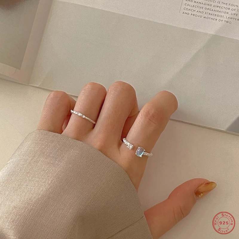 925 Sterling Silver Irregular Concave-convex Adjustable Rings For Women Girls Tinfoil Shape Open Ring Wedding Party Jewelry Gift
925 Sterling Silver Irregular Concave-convex Adjustable Rings For Women Girls Tinfoil Shape Open Ring Wedding Party Jewelry Gift