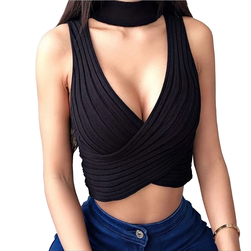 Sexy Halter Bandage Crop Sweater Women Hollow Tank Solid Knitted Sleeveless Short Shirt Bra Slim V Cross Vest Tops Streetwear
Sexy Halter Bandage Crop Sweater Women Hollow Tank Solid Knitted Sleeveless Short Shirt Bra Slim V Cross Vest Tops Streetwear