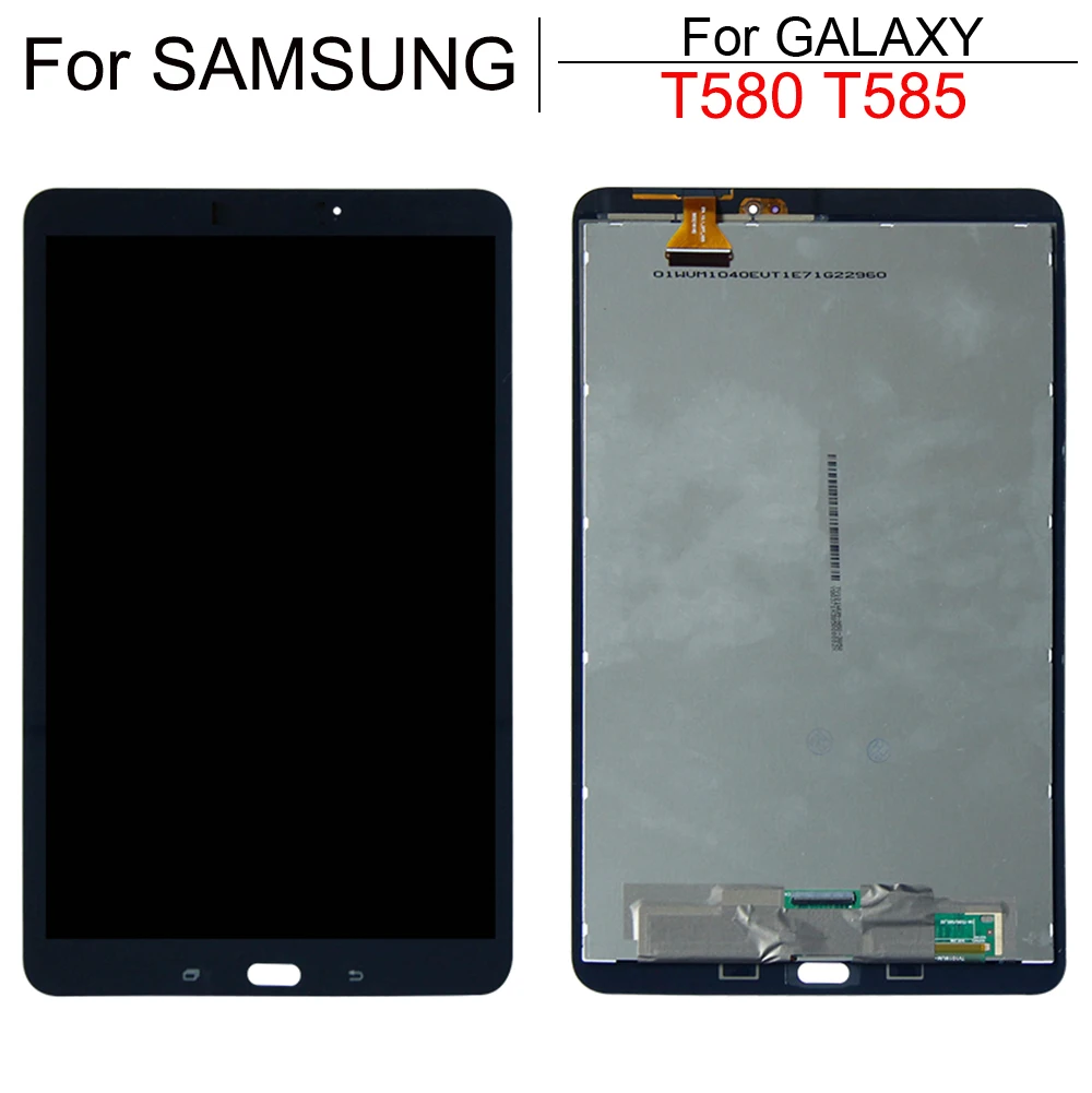 Новый 10 1 "для Samsung Galaxy Tab A SM-T580 T580 T585 ЖК-экран сенсорный экран Сенсорная панель