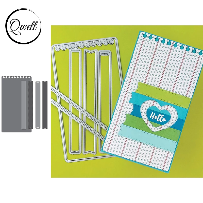 QWELL 5pcs/set Rounded Rectangle Banners Cover Metal Cutting Dies Set 2021 New DIY Scrapbooking Album Cards Paper Craft
QWELL 5pcs/set Rounded Rectangle Banners Cover Metal Cutting Dies Set 2021 New DIY Scrapbooking Album Cards Paper Craft