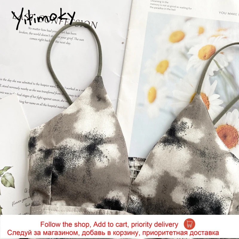 Yitimoky Back Elastic Caims Women Casual Backless V-Neck Crop Tops Short Sexy Clothing 2021 Summer Korean Fashion New Tank Tops
Yitimoky Back Elastic Caims Women Casual Backless V-Neck Crop Tops Short Sexy Clothing 2021 Summer Korean Fashion New Tank Tops