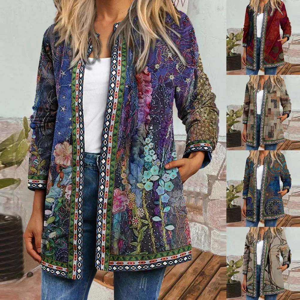 Autumn Women Jackets Female Cardigan Loose Streetwear Women Coat Ethnic Pocket Vintage Anti-shrinking Women Coat Loose Outerwear
Autumn Women Jackets Female Cardigan Loose Streetwear Women Coat Ethnic Pocket Vintage Anti-shrinking Women Coat Loose Outerwear