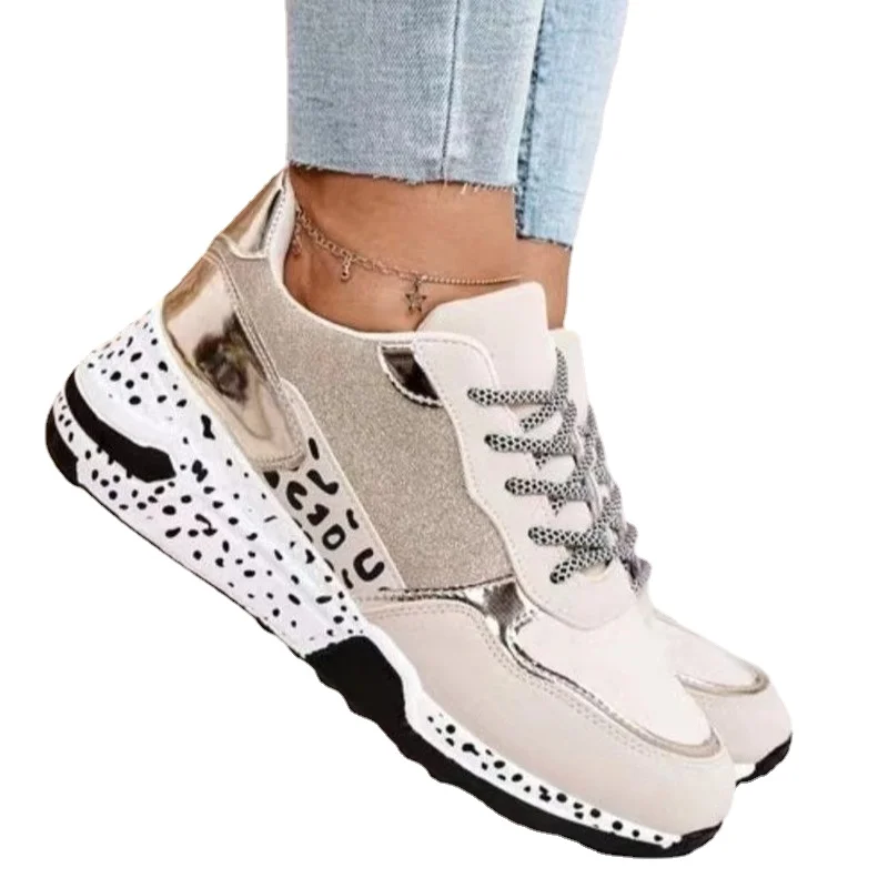 Women Sneakers 2021 Leopard Print Lace-Up Women's Vulcanize Shoes Platform Sports Ladies Sneakers Breathable Plus Women Shoes
Women Sneakers 2021 Leopard Print Lace-Up Women's Vulcanize Shoes Platform Sports Ladies Sneakers Breathable Plus Women Shoes