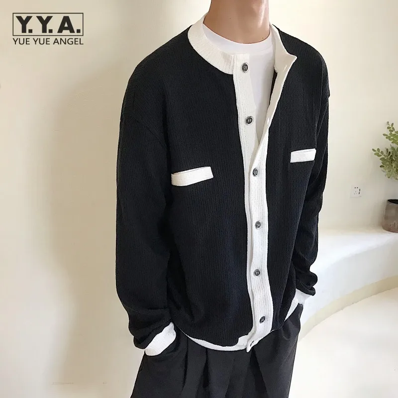 Mixed Colors Fashion Spring Autumn Mens Sweatercoat O Neck Long Sleeve Casual Knit Cardigan Male Single Breasted Casual Sweater
Mixed Colors Fashion Spring Autumn Mens Sweatercoat O Neck Long Sleeve Casual Knit Cardigan Male Single Breasted Casual Sweater