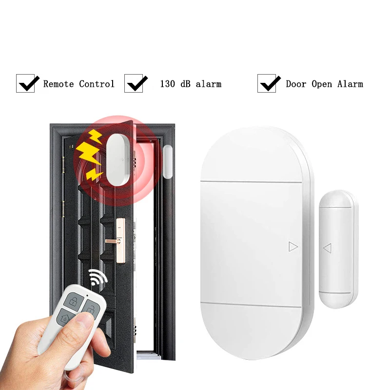 433MHz 130dB Horn Door Magnetic Alarm Remote Control Wireless Window Magnetic Sensor Home Security System Anti-theft Detector
433MHz 130dB Horn Door Magnetic Alarm Remote Control Wireless Window Magnetic Sensor Home Security System Anti-theft Detector