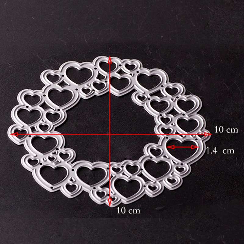 Metal Circle love die cutting dies for Scrapbooking/DIY Easter wedding Halloween Easter card
Metal Circle love die cutting dies for Scrapbooking/DIY Easter wedding Halloween Easter card
