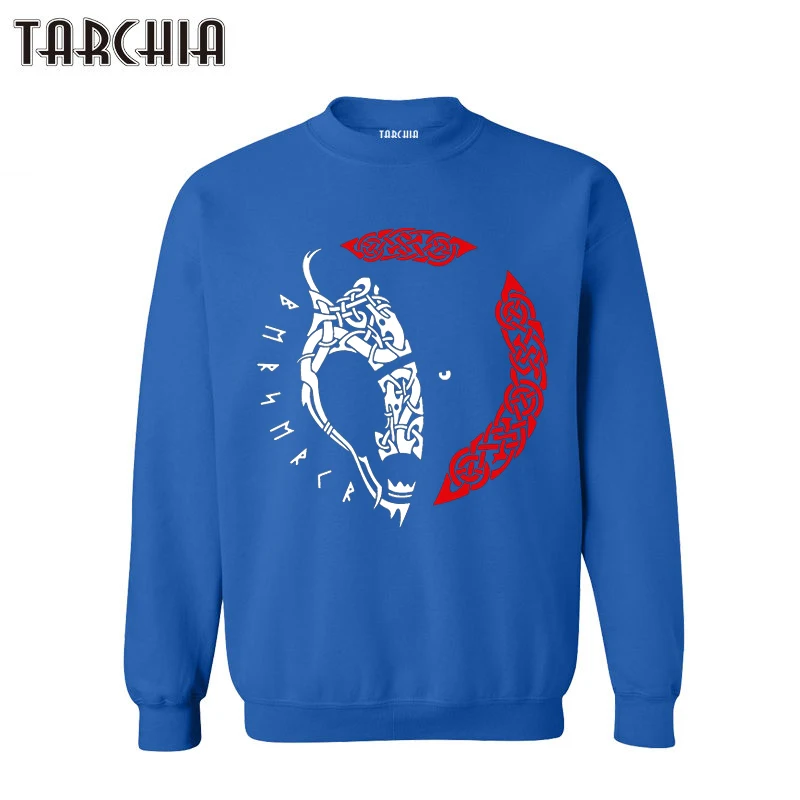 Толстовка TARCHIA Wolf Totem мужская хлопковая свитшот популярный Повседневный пуловер