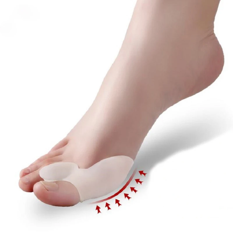1Pair Silicone Toes Separator Bunion Bone Ectropion Adjuster Toes Outer Appliance Foot Care Tools Hallux Valgus Corrector
1Pair Silicone Toes Separator Bunion Bone Ectropion Adjuster Toes Outer Appliance Foot Care Tools Hallux Valgus Corrector