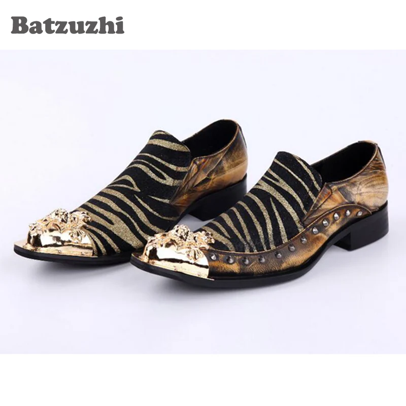 Batzuzhi Luxury Metal Tip Formal Men Dress Shoes Leather Spikes Studded Men's Evening Wedding Party Shoes Plus Size US12
Batzuzhi Luxury Metal Tip Formal Men Dress Shoes Leather Spikes Studded Men's Evening Wedding Party Shoes Plus Size US12