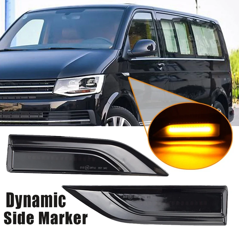 Car Dynamic LED Side Marker Light Turn Signal Light For-Transporter T6 Multivan Caddy
Car Dynamic LED Side Marker Light Turn Signal Light For-Transporter T6 Multivan Caddy